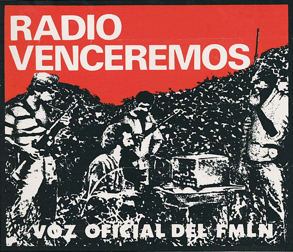 The Colección Conflicto Armado from the Museo de la Palabra y la Imagen contains political posters from the period of the Salvadoran armed conflict (1980–1992).
